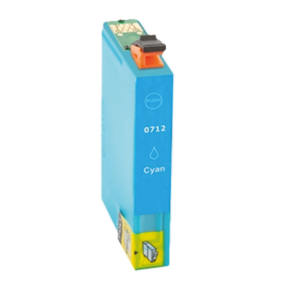 Epson Stylus DX6000 inkt cartridges T0712 Cyan Compatible