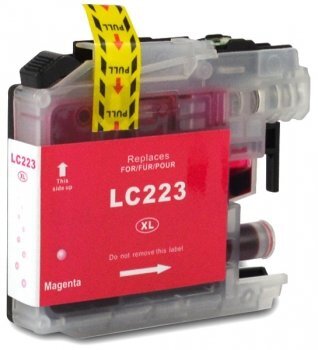 Brother cartridges LC-223 Magenta huismerk